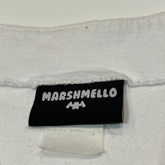 Marshmello Baseball Jersey Mens Size XL White EDM Music Electronica Mellogang - Picture 10 of 16